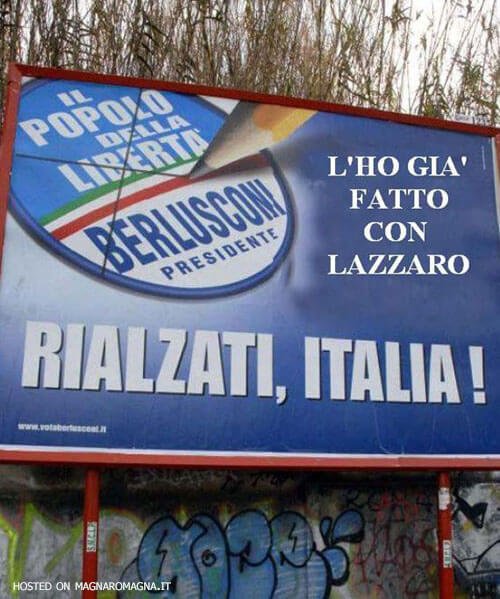 berlusconi e lazzaro