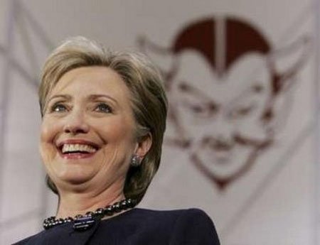 hillary clinton devil