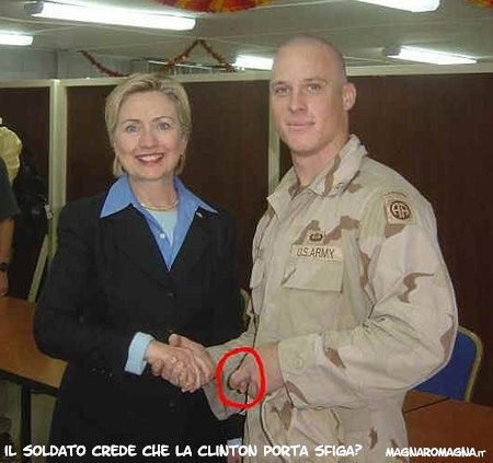 soldier vs clinton