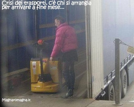 camionista secondo lavoro per arrotondare