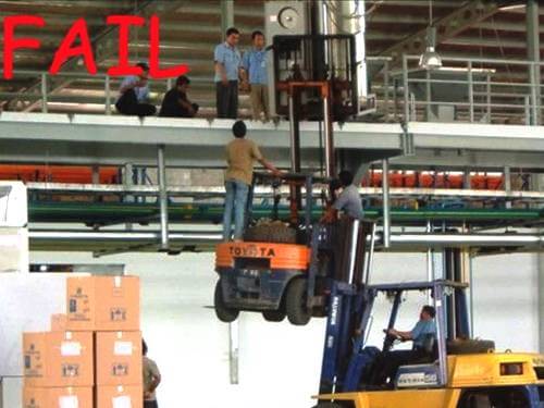 come non usare il muletto