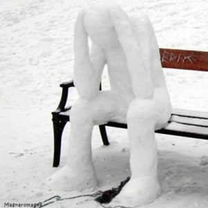 Idee per pupazzi di neve alternativi - Foto