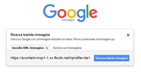 google ricerca immagini con url