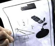 Fax scambiato per bomba