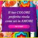 Colore preferito e atteggiamento in amore