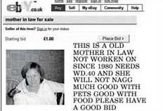 Foto della suocera in vendita