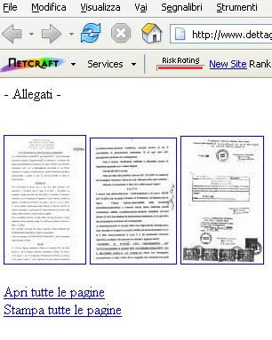 Esempio della email truffa