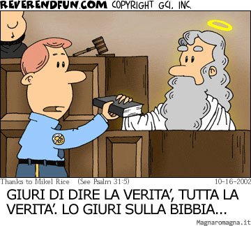 dio in tribunale
