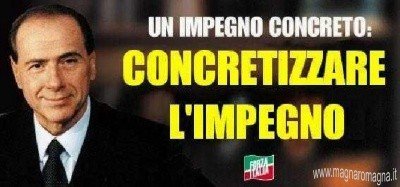 slogan berlusca concretizzare