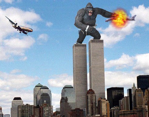 king kong twin towers