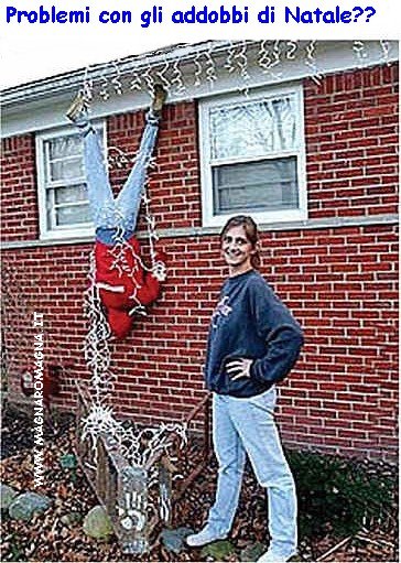 problema luci natalizie