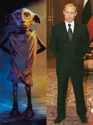 somiglianza putin elfo harry potter