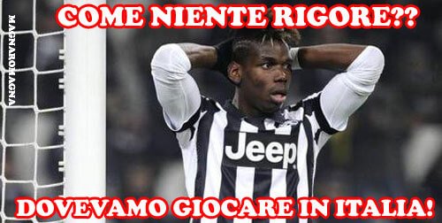 rigore negato