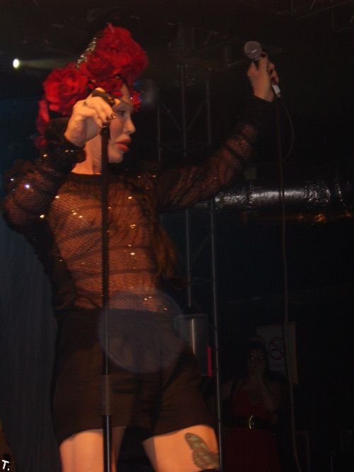 pete burns sul palco oggi