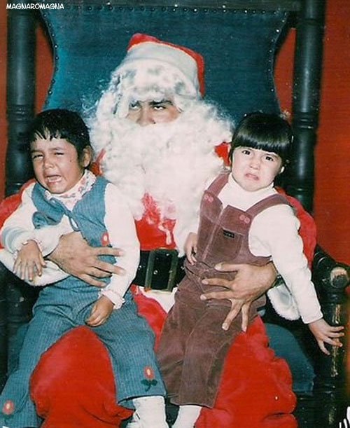 un santa non proprio venuto bene