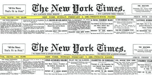 New York Times - errore