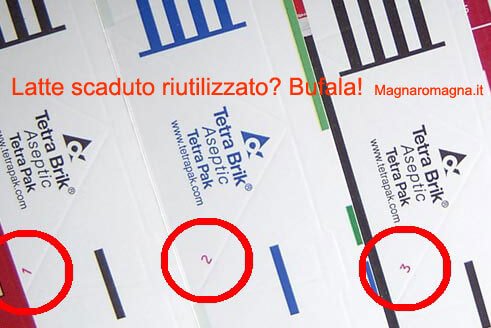 numeri rossi sul tetrapak