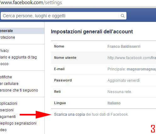 3 - Recupero dati archivio