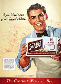 pubblicità birra schlitz