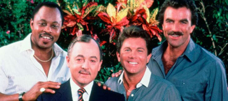 il cast di Magnum PI nel 2007