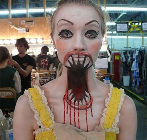 trucco: bocca da mostri