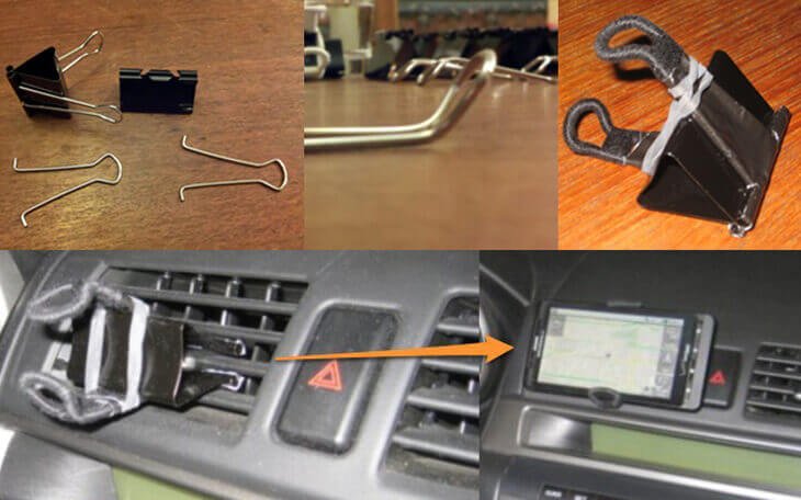 costruzione porta gps per auto