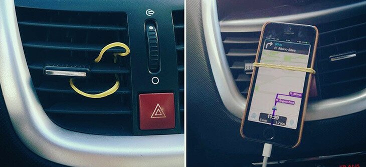 porta cellulare per auto fai da te