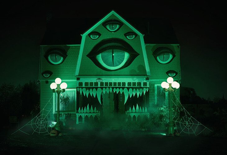 home's monster: effetto di notte decorazioni di Halloween