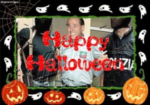 Halloween cornice con zucche