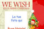 wish you merry christmas - la tua foto qui