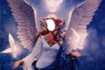 volto di angelo (fotomontaggio angeli)