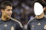 con Ronaldo (fotomontaggio)